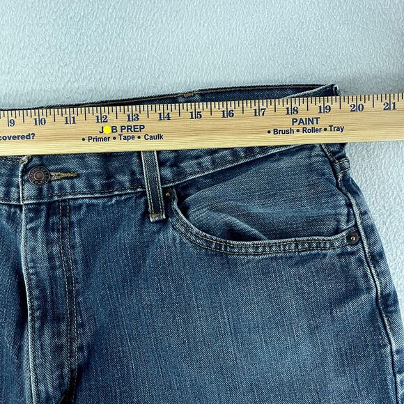 Signature Levi's Mens Jeans Blue Tag Size 40x30 (39x30) Relaxed Straight - Picture 6 of 11